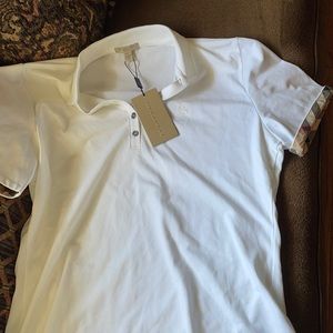 Brand NEW authentic Burberry woman’s polo shirt
